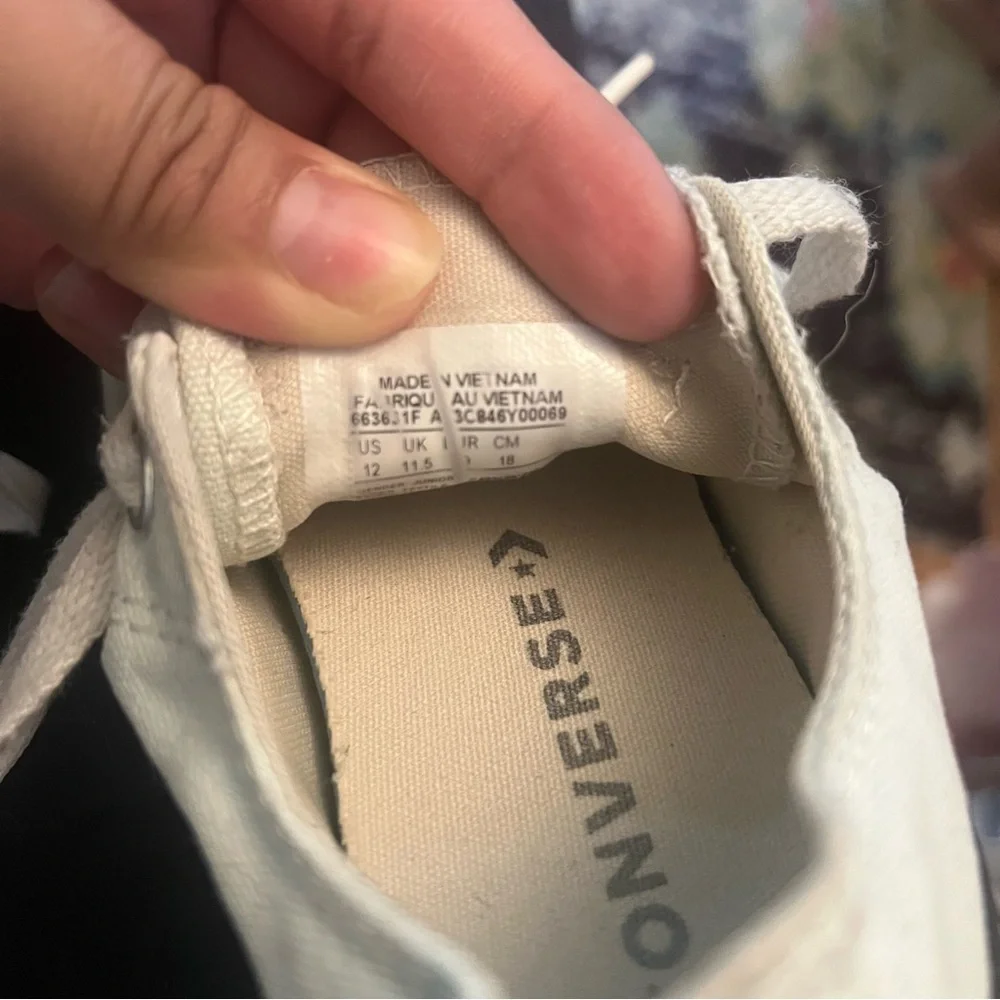 Converse Kids' mint Sneakers size 12